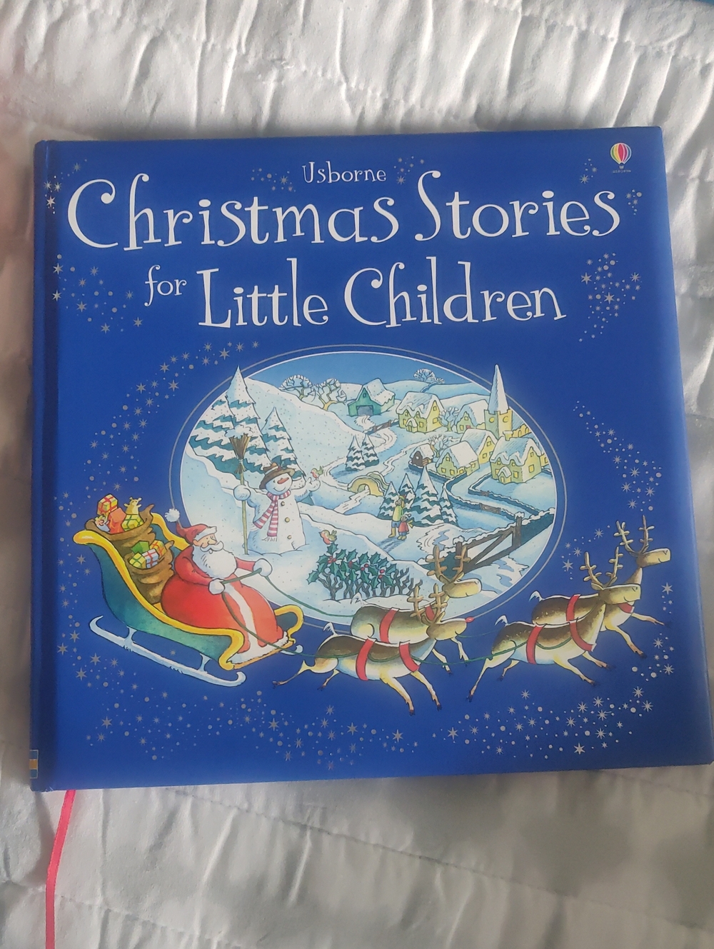 Usborne Christmas Stories For Little Children Book Y2K Cottagecore Retro Illust